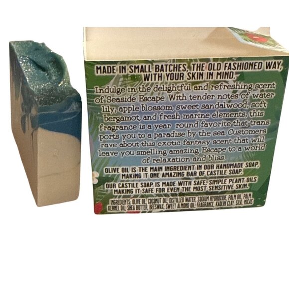 Old Town Soap Co. Handmade Artisan Soap Lemongrass, Apple, Monkey Farts, Seaside - Picture 9 of 12